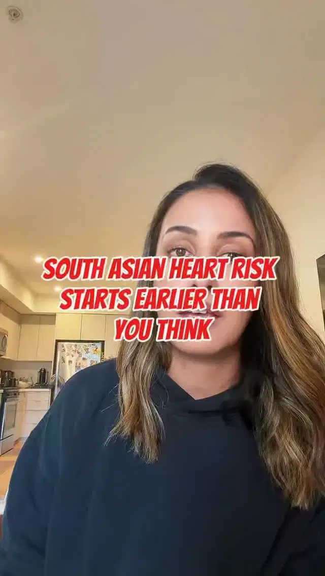 South Asian heart risk may start earlier than we think. 🫀

A 2026 study published in the Journal of the American Heart Association, using data from MASALA and MESA, found that South Asian adults were already showing a significant burden of cardiometabolic risk by age 45.

One of the most striking findings: at age 45, South Asian men were nearly 8x as likely, and South Asian women about 3x as likely, to have prediabetes compared with White adults of the same age.

The takeaway isn’t to be scared of your genetics or ethnicity. It’s to start prevention earlier.

Know your:
• Blood pressure
• Glucose/A1c
• Lipid profile
• Family history
• ApoB, when appropriate
• Lp(a), at least once in adulthood

Feeling healthy is important. But feeling healthy and knowing your cardiovascular risk aren’t always the same thing.

For South Asians, our prevention conversations need to start earlier. ❤️

#southasian #hearthealth #cardiologist #indian #pakistani