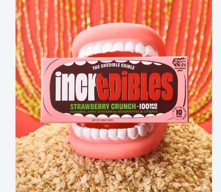 Incredibles Edible Chocolate 100mg - Strawberry Crunch